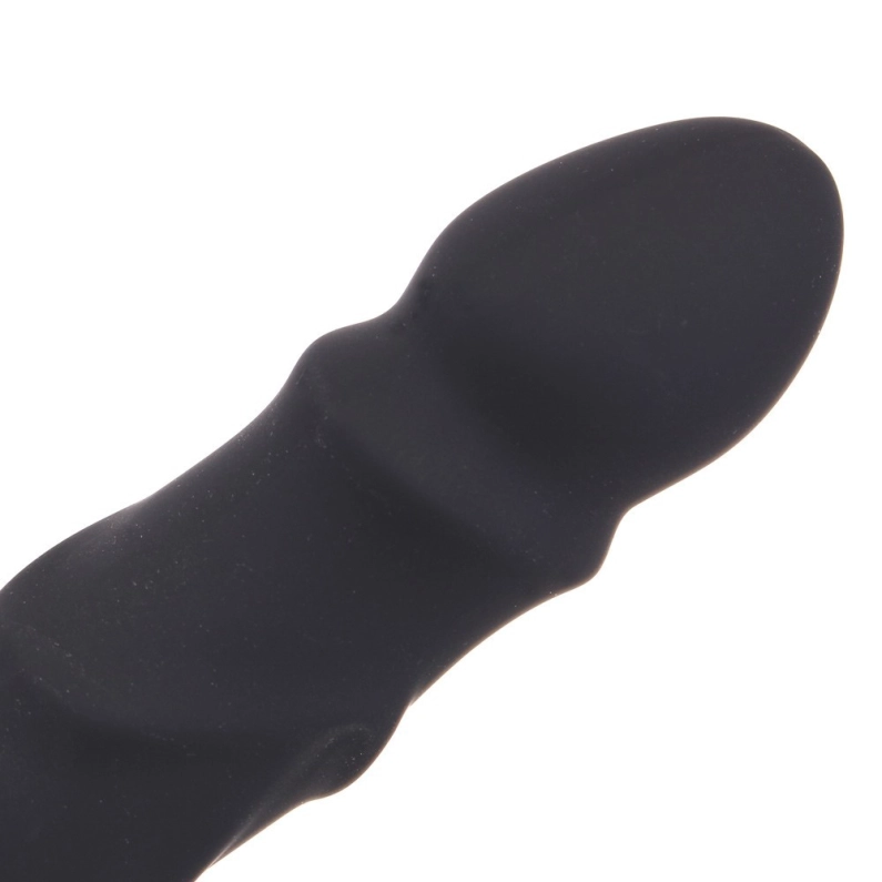 GODE SILICONE 15CM NOIR + VENTOUSE