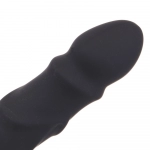 GODE SILICONE 15CM NOIR + VENTOUSE