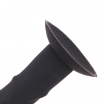 GODE SILICONE 15CM NOIR + VENTOUSE