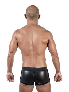 SHORT NOIR NEOPRENE FULL ZIP MISTER B