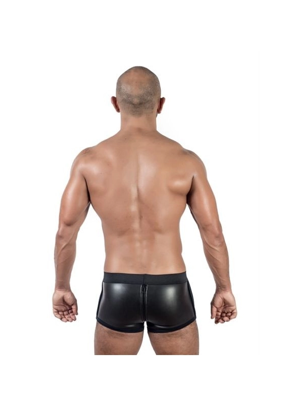 SHORT NOIR NEOPRENE FULL ZIP MrB
