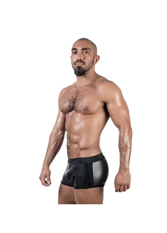 SHORT NOIR NEOPRENE FULL ZIP MrB