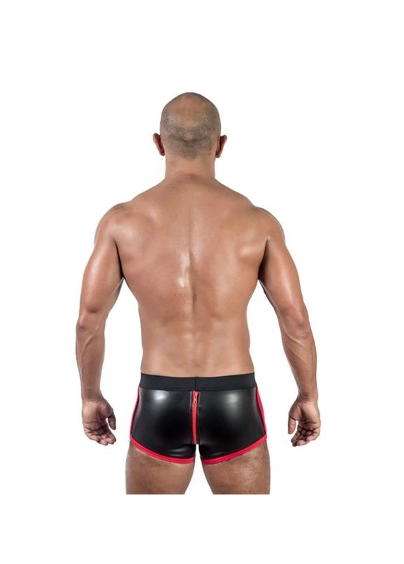 SHORT NOIR ROUGE NEOPRENE FULL ZIP MrB
