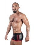 SHORT NOIR ROUGE NEOPRENE FULL ZIP MISTER B