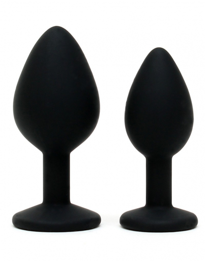 DUO DE PLUGS ANAUX BIJOU EN SILICONE
