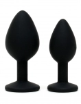 DUO DE PLUGS ANAUX BIJOU EN SILICONE