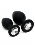 DUO DE PLUGS ANAUX BIJOU EN SILICONE