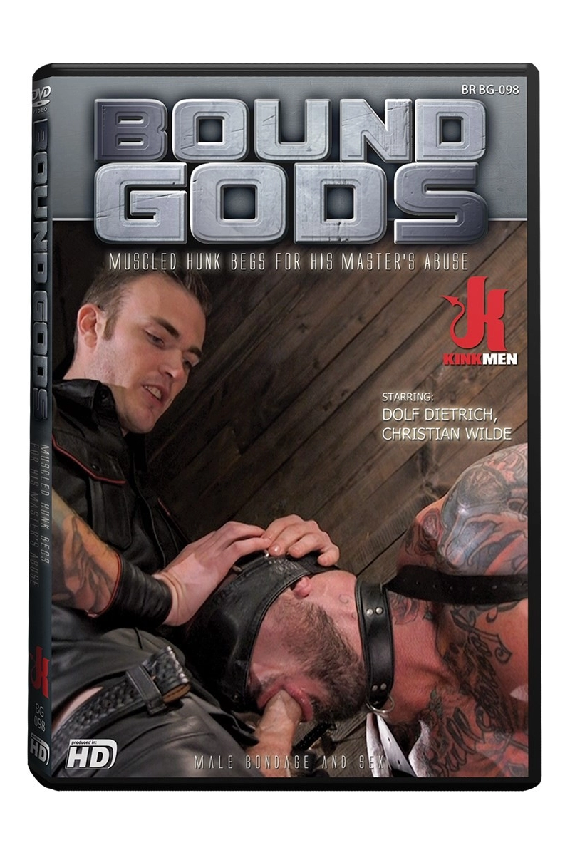 BOUND GODS : MUSCLED HUNK BEGS FOR HIS MASTER'S ABUSE