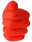 GODE POING FIST ROUGE