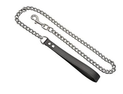 LAISSE COURTE EN CUIR- 35cm