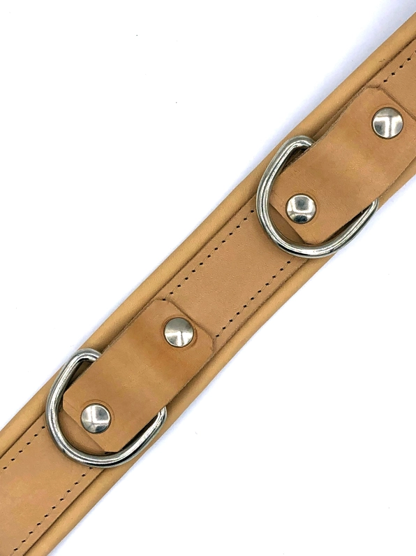 COLLIER CHAIR 3 ANNEAUX DELUXE EN CUIR IEM