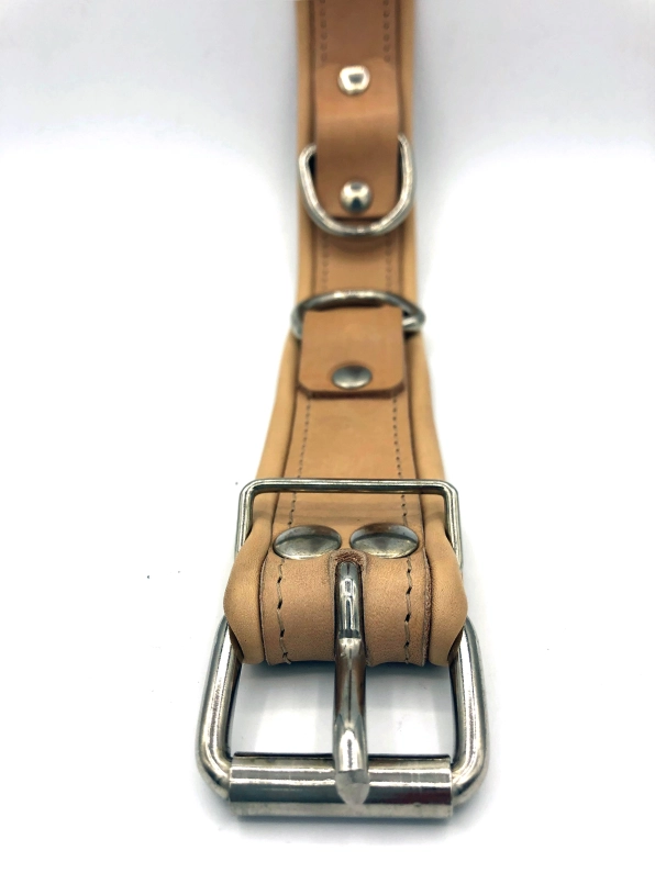 COLLIER CHAIR 3 ANNEAUX DELUXE EN CUIR IEM