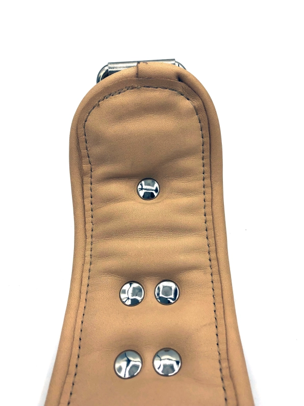 MENOTTES MAINS CUIR CLAIR