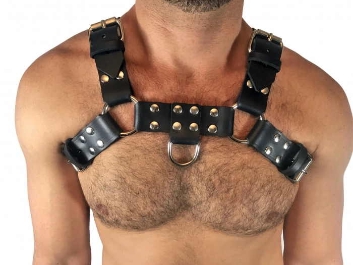 HARNAIS HOLSTER EN CROUTE IEM AVEC BOUCLES