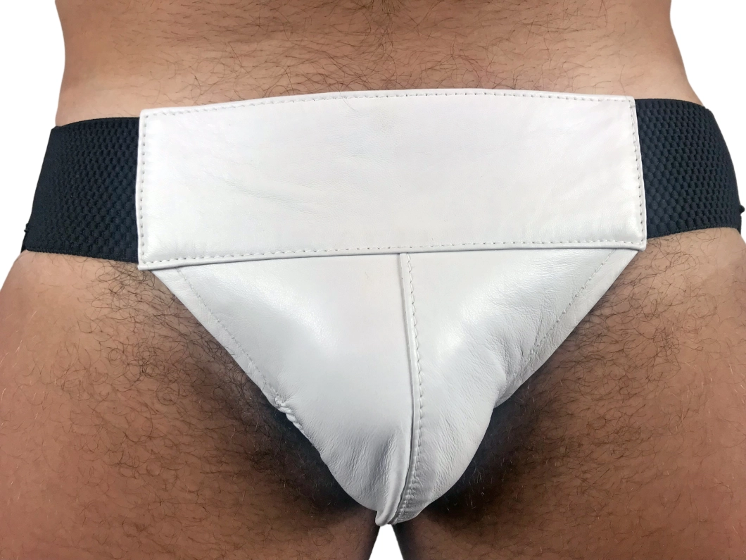 JOCKSTRAP EN CUIR IEM AVEC BANDE EN CUIR ET ELASTIQUE
