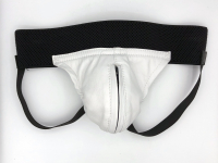 JOCK-STRAP CUIR ZIP AVEC ELASTIQUE