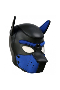 MASQUE PUPPY NEOPRENE NOIR/BLEU