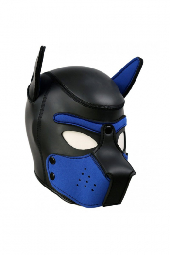 MASQUE PUPPY NEOPRENE NOIR/BLEU