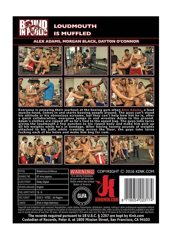 BOUND IN PUBLIC : LOUDMOUTH IS MUFFLED