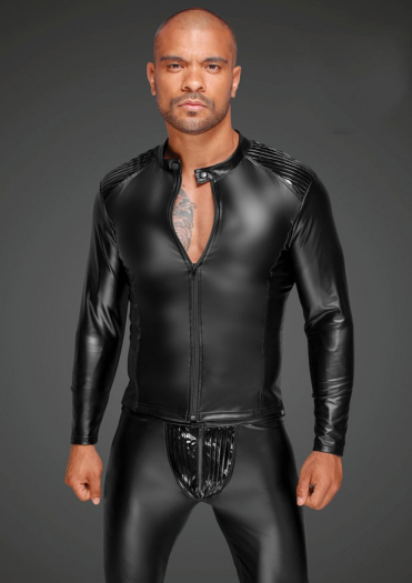 VESTE EN PVC AVEC ZIP