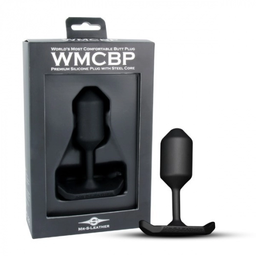 PETIT BUTT PLUG EN ACIER RECOUVERT DE SILICONE PAR MR.S