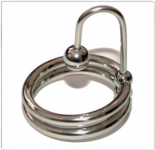 COCK-R DOUBLE SPERMSTOPPER ACIER