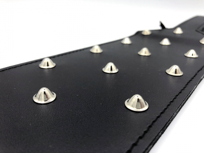 TAPETTE CUIR A POINTES LARGES