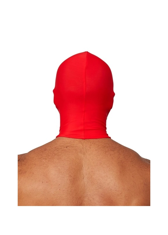 CAGOULE ROUGE EN SPANDEX 3 OUVERTURES
