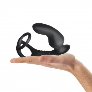 COCK-RING RO-ZEN PRO AVEC BUTT PLUG VIBRANT 7 VITESSES