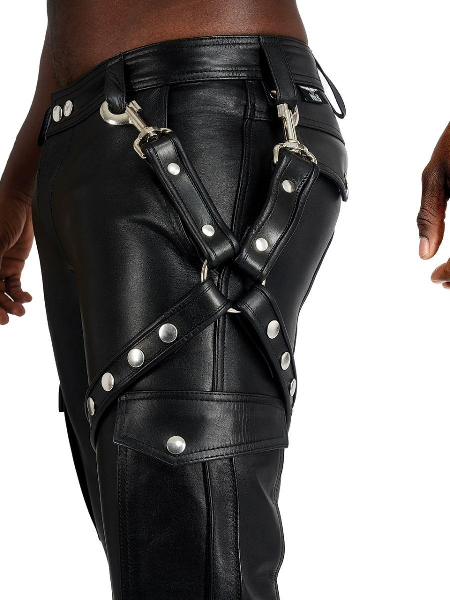 ZADO- Harnais En Cuir Torse et Cuisses Leatherset main image 0