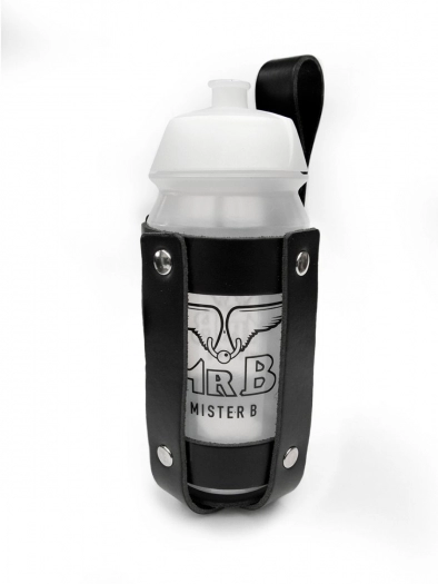 PORTE-BOUTEILLE MISTER B EN CUIR – NOIR