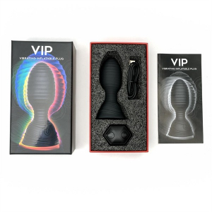 BUTT PLUG GONFLABLE VIBRANT EN SILICONE