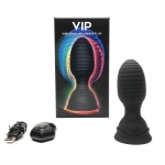 BUTT PLUG GONFLABLE VIBRANT EN SILICONE