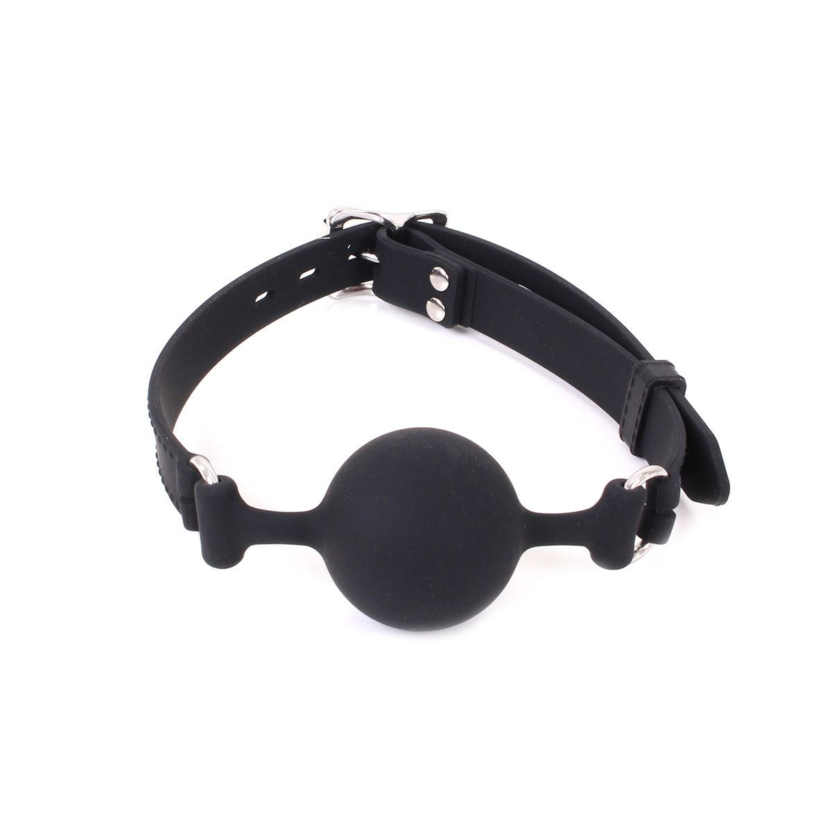 Bâillon Boule Ball Gag Ultra Restrictif BDSM Rouge - Silicone Réglable, Neuf, Unisexe