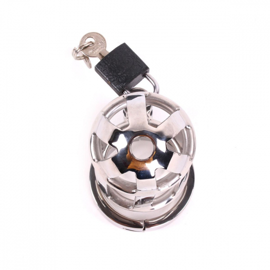 CAGE DE CHASTETE ACIER MEDIUM 8CM