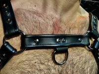 HARNAIS HOLSTER IEM NOIR EN CUIR