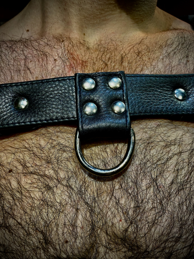 HARNAIS HOLSTER EN CUIR SOUPLE SURPIQUÉ IEM