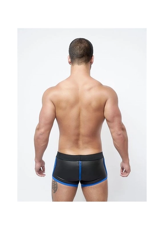 SHORT NOIR BLEU NEOPRENE FULL ZIP MRB