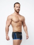 SHORT NOIR BLEU NEOPRENE FULL ZIP MRB