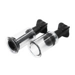 VENTOUSES A SEINS OPAQUES NOIRES 25 MM