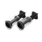 VENTOUSES A SEINS OPAQUES NOIRES 25 MM