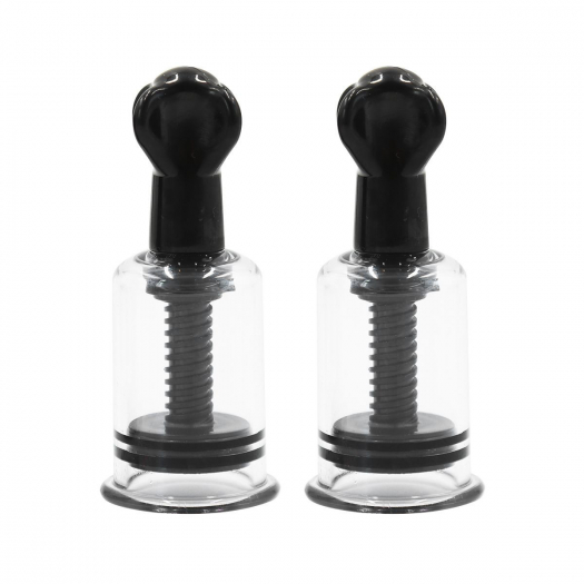 VENTOUSES A SEINS OPAQUES NOIRES 31 MM