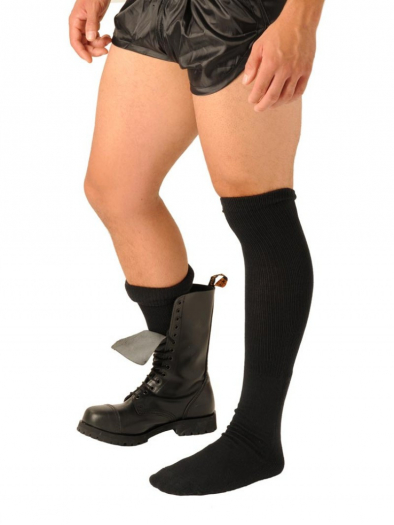 CHAUSSETTE FOOTBALL NOIRE