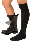 CHAUSSETTE FOOTBALL NOIRE