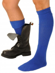 CHAUSSETTE FOOTBALL BLEUE
