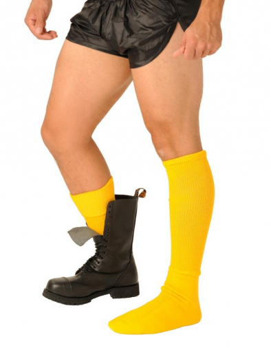 CHAUSSETTE FOOTBALL JAUNE