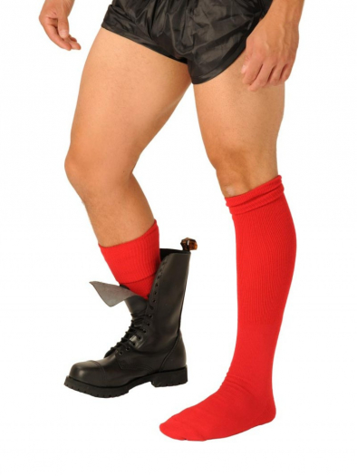CHAUSSETTE FOOTBALL ROUGE