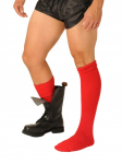 CHAUSSETTE FOOTBALL ROUGE