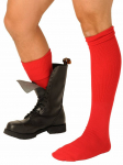CHAUSSETTE FOOTBALL ROUGE