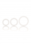 LOT DE 3 COCK-RINGS EN LATEX BLANC